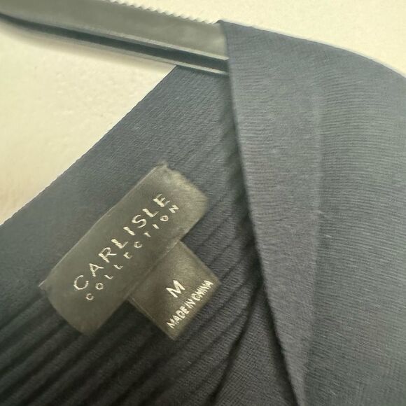 Carlisle ribbed navy sweater size medium - Picture 4 of 7